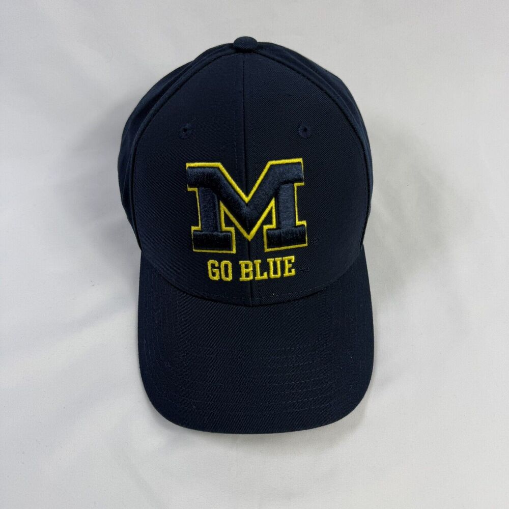 Michigan Wolverines U of M Go Blue Adidas Snapback Hat Adjustable Embroidered